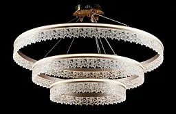 Люстра світлодіодна Splendid Ray L118/800+600+400/3 LED, 200W, золота, регульована, сучасний стиль - мініатюра 4