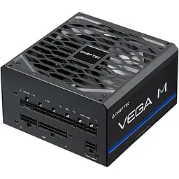Блок живлення Chieftec 850 Вт VEGA M, Black, модульний, 80+ Gold, 135 мм FDB, 3xMolex / 6xSATA / 1x16-pin / 4x6+2-pin / 2x4+4-pin / 1x20+4-pin, захист AFC/OPP/OTP/OVP/SCP/SIP/UVP/OCP, ATX 12V 3.1 (PPG-850-C)