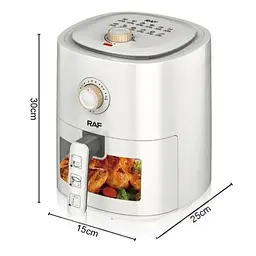 Аерофритюрниця енергоефективна RAF R-5332W 6 л (43606-R.5332W_1479) - мініатюра 3