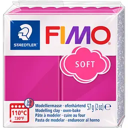Пластика для біжутерії Soft Малинова 57г Fimo