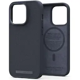 Чохол-накладка Njord Genuine Leather MagSafe Case Black для iPhone 14 Pro Max (NA44GL00U) - мініатюра 7