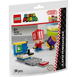 Конструктор LEGO Super Mario Mario Kart Toad (Pit Crew) 39 деталей (30702) - мініатюра 2