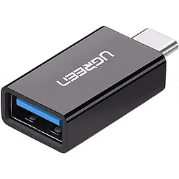Перехідник Ugreen US173 USB-C to USB-A OTG 15см Black (20808) [91952]