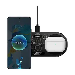 Зарядний пристрій Baseus 20W Digital LED Display (WXSX010101) - мініатюра 4
