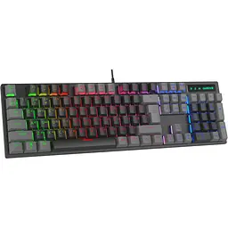 Клавіатура GamePro MK105R LED Red Switch USB Black [111038] - мініатюра 2
