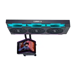 Система рідинного охолодження Lian Li Hydroshift II OLED Curved 360 TL, Black (G89.GHS2OLDC36TB.00) - мініатюра 3