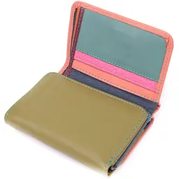 Гаманець для стильних дівчат із натуральної шкіри ST Leather 22494 різнокольоровий - мініатюра 9