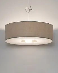 Підвісний світильник, люстра Nowodvorski 11666 Cedro L E27 1x25W IP20 світло-сірий - мініатюра 2