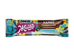 Халва ЖАЙВІР 58г соняшникова з ароматом ванілі, ф.