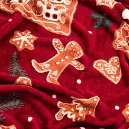Плед Ardesto Christmas Flannel 160х200см, імбирні будиночки (ART0121PB) - мініатюра 4