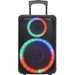 Портативна колонка бумбокс XPRO NDR-2612 валіза 30Вт USB SD FM радіо Bluetooth 1 мікрофон ДК (MER-15683) - мініатюра 5