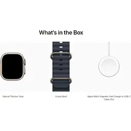 Смарт-годинник Apple Watch Ultra 2 49mm Natural Titanium Case with Navy Ocean Band (MX4D3) Б/У [162181] - мініатюра 4