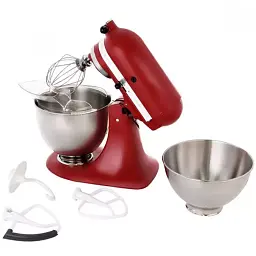 Кухонна машина KitchenAid Artisan 4,8 л 5KSM175PSEER з відкидним блоком червоний - мініатюра 2