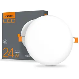 Світильник Videx LED 24W 4100K (VL-DLFR-244)