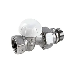 Кран відсікаючий Giacomini R15X035 радіаторний прямий 1" зворотній 30412