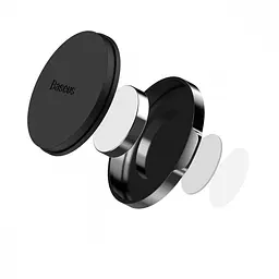 Тримач в машину Baseus Small Ears Series Magnetic Suction Bracket Flat Type срібний (16108) - мініатюра 8