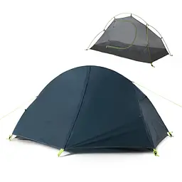 Намет Naturehike Cycling 1 NH18A095-D 210T Темно-синій (1047-6927595737743) - мініатюра 2