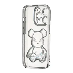 Чохол Shining Bear Case Protected Camera iPhone 15 Pro Silver - мініатюра 3