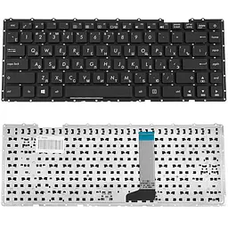 Клавіатура для ноутбука ASUS (X442 series) rus, black, без фрейма - мініатюра 2