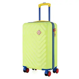 Валіза мала для ручної поклажі Semi Line 20 дюймів (S) дюймів (S) ABS-Plastic Lemon (T5803-1)