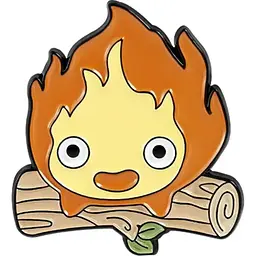 Значок Ходячий Замок Хаула Кальцифер Howls Moving Castle Calcifer CH P HMC C 04