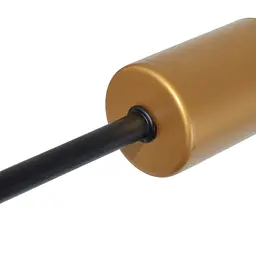 Люстра стельова Brille E27 60W BK (BL-590C/3) - мініатюра 5