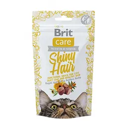 Ласощі для котів Brit Care Functional Snack Shiny Hair для шкіри та шерсті 50 г - мініатюра 2