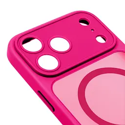 Чехол для Apple iPhone 17 Pro, Lush MagCase, розовый, противоударная панель-накладка из TPU и PC, полупрозрачный чехол с MagSafe (с магнитом), с защитой камеры, поддержка беспроводной зарядки, защита всего корпуса, ArmorStandart (ARM87494) - мініатюра 4