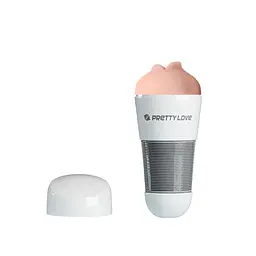 Мастурбатор Pretty Love Kitty Mouth Flesh, 20.5 см (тілесний) - мініатюра 5