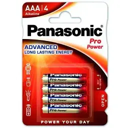 Батарейка Panasonic AAA LR03 Pro Power х 4 (LR03XEG/4BP)
