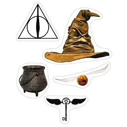 Наклейки Harry Potter Magical Objects (Гаррі Поттер магічні об'єкти) 16х11 см - мініатюра 3