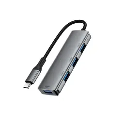USB-хаб ACEFAST J15 USB-C 4-in-1 HUB Metal Gray 6974316285908 - мініатюра 4