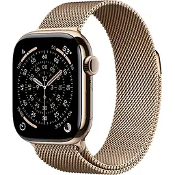 Смарт-годинник Apple Watch Series 11 GPS + Cellular 42mm Gold Titanium Case with Gold Milanese Loop (MF8Y4) [151118]