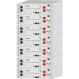 Комплект акумуляторів Deye LiFePO4 48 В (51.2 В/100 А·год/5120 Вт·год) 7 шт. (SE-G5.1Pro-B) [176591]