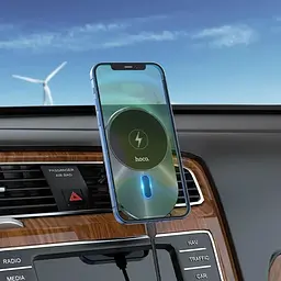 Автотримач HOCO Magic magnetic wireless fast charging CA91 |5W-15W Max| - мініатюра 7