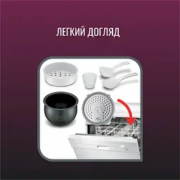 Мультиварка Tefal Initial Spherical Bowl (RK740532) - мініатюра 10