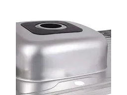 Мийка накладна Brinex 600х800х160мм 1 6080-L, Satin 0,6мм BRIN6080LSAT06 - мініатюра 5
