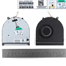 Вентилятор для HP Envy 17-CG 17M-CG 17T-CG, (5V GPU, L87962-001, EG50040S1-1C211-S9A, DC28000SUS0) - мініатюра 3