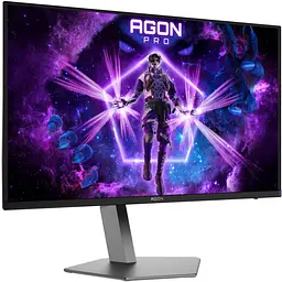 TFT 31.5"AOC AG326UZD2, QD-OLED, UHD 4K,240hz,2xHDMI, DP, USB-C,USB-hub, HAS, Pivot,кол.,чорно-сірий - мініатюра 2