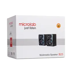 Акустична система 2.0 Microlab B-23 6 Вт MDF USB чорна - мініатюра 3