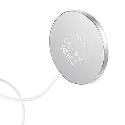 Бездротовий зарядний пристрій Hoco CW30 Pro Magnetic Wireless Fast Charger/MagSafe 15W Silver [70769] - мініатюра 5