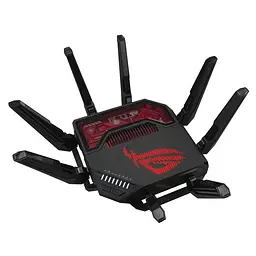 Роутер бездротовий Wi-Fi 7 Asus ROG Rapture GT-be19000 (90IG0850-MO9A0V) - мініатюра 3