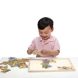 Дерев'яний пазл в рамці Melissa&Doug Динозаври, 24 елемента (MD19066) - мініатюра 4