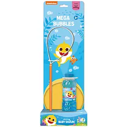 Набір мильних бульбашок DoDo Mega Bubbles Baby Shark з тарілкою 450 мл (200515)