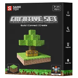 Магнітний конструктор Same Toy Creative Set Skyblock 48 ел. (MCRAFT-1812-SM)