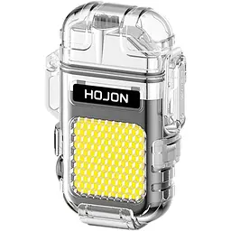 LED Ліхтар Запальничка Flas Hlight USB Type-C Сірий