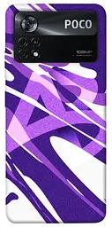 Чохол Demsky Purple Abstract для Xiaomi Poco X4 Pro 5G