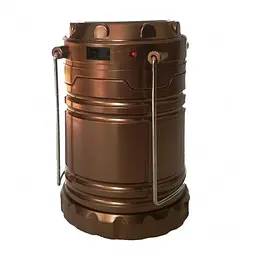 Туристичний ліхтар-лампа CAMPING MH-5800T 6+1 LED на сонячній батареї, коричневий - мініатюра 5