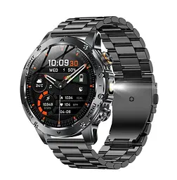 Смарт-годинник UWatch Smart Power Ultra Steel 2 ремінця Чорний (2702752675)