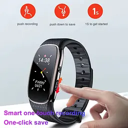 Годинник з диктофоном з активацією запису голосом та MP3 плеєром Nectronix R48, 8 Гб пам'яті (101119-8) - мініатюра 6